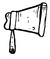 vector image of a megaphone