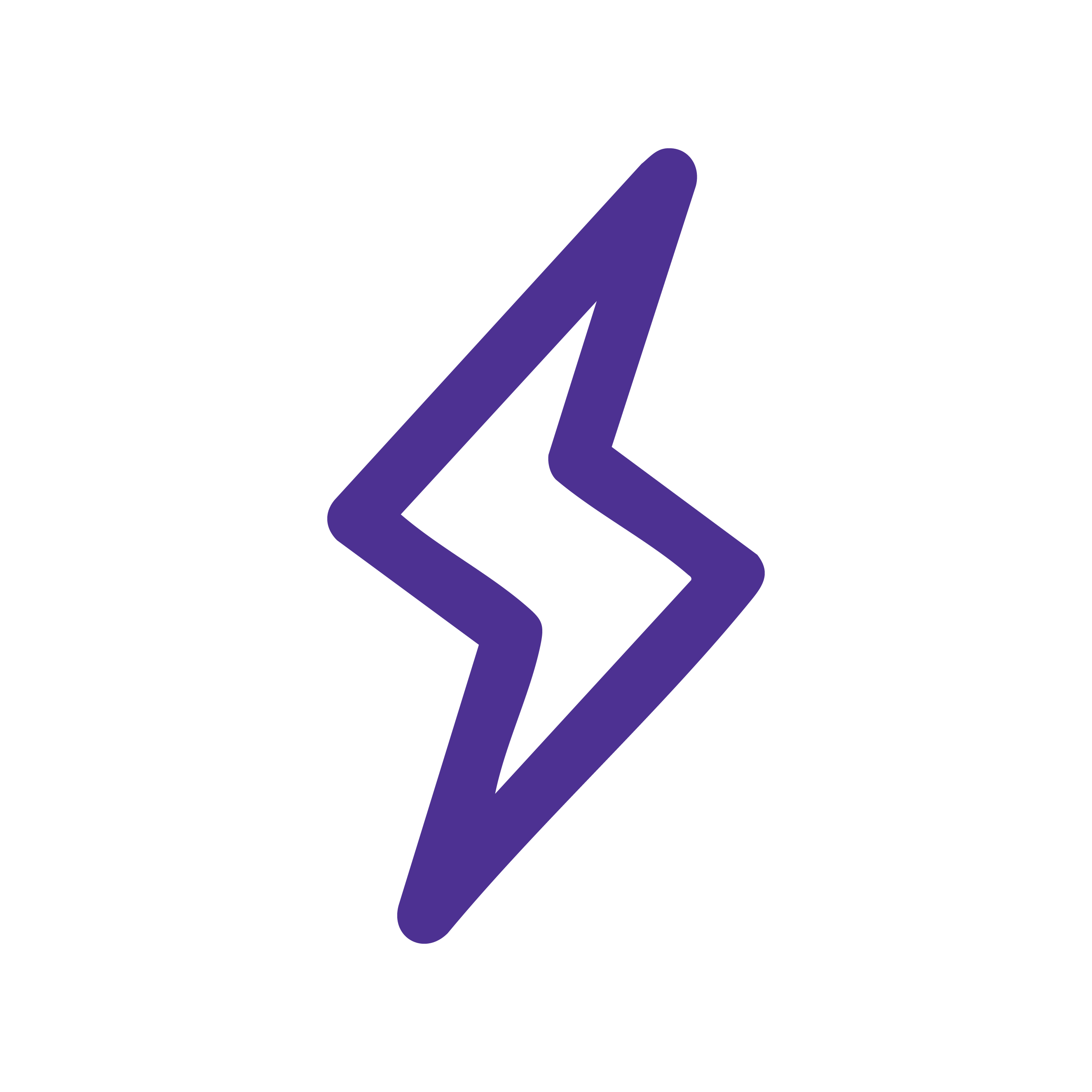 purple lightning bolt