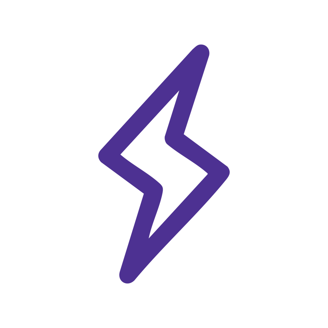 purple lightning bolt